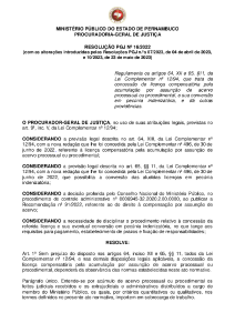 RESOLUÇÃO PGJ 16_2022 Licença compensatoria por acumulação de acervo processual (consolidada) Miniatura